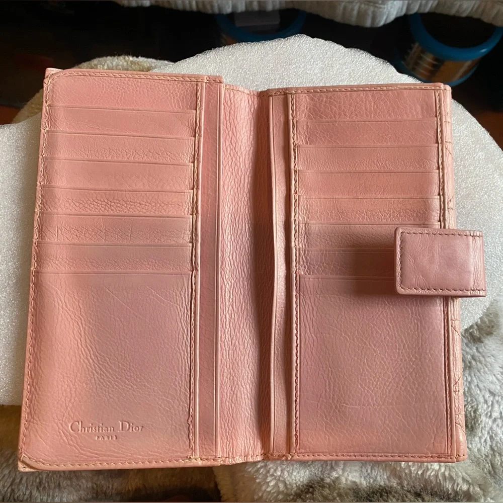 Dior Lady Dior pink Wallet